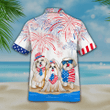 Shih tzu Hawaiian Shirts - Independence Day Is Coming, USA Patriotic Hawaiian Shirt