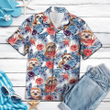 Sloth With Paradise Flowers And Hibiscus Hawaiian Shirt