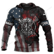 Jesus Firefighter American Flag 3D zip hoodie, Jesus Shirt, Firefighter shirt, Jesus Gift, Religious Shirt
