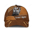 Personalized 3D Classic Cap Hat For Hunter, Baseball Owl Hunting Cap Hat For Grandpa Dad