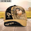 Custom Gelbvieh Cattle Farmhouse Field Cap, Cow Baseball Hat, Gift For Farmer