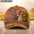 Red Brangus Custom Name Cap, Cattle Hat, Farm Baseball Hat, Cap Hat For Farmer Farm Lover
