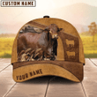 Custom Name Beefmaster Cattle Cap, Baseball Hat For Farmer, Gift for cow lover