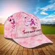 Customized Breast Cancer Baseball Cap Hat For Women, Breast Cancer Gifts