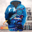 DJ player music 3d zip hoodie for men and women