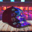 Personalized Name Bowling Cap Hat, Baseball Cap For Bowler, Bowler Hat, Gift For Bowling Player