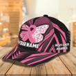 Customized Breast Cancer Awareness Baseball Cap Hat For Men Women