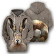 Bunny 3D All Over Printed Shirt, Bunny Hoodie, zip hoodie, Bunny sweatshirt for adult