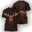 Moose 3D All Over Printed Shirt, Moose 3D hoodie, crewneck sweatshirt for men and women