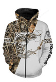 Trout Personalized fishing tattoo camo 3D shirt, fishing all over print hoodie, zip up hoodie