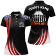 Custom Bowling Shirt for Women, Bowling Jersey Bowling Team League Polo Shirt
