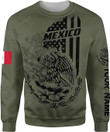 Personalized Name Mexican Hoodie 3D, Mexican Hoodies for Men, Unisex Mexico Hoodies for Men