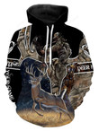 Deer hunting Camo 3D all over printed, Hunting hoodie 3D personalized hunting gift for men, women