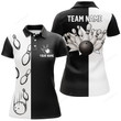 Personalized Polo Bowling Shirt for Women, Ladies Bowlers Custom Team Short Sleeves Jersey