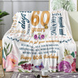 Birthday Present 1963 Throw Blanket, 60th Birthday Gifts Women Blanket 50*60, Happy 60th Birthday Gift