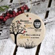Personalized Memorial ceramic Ornament, Decoration Christmas in Heaven Memorial Sympathy Gifts