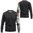 3D Mrvl Bucky Barnes Winter Soldier Costumer 3D Tshirt Hoodie Apparel, Cosplay 3D shirt