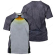 Penguin 3D Tshirt Hoodie Apparel, Cosplay Penguin 3D shirt, Gift for Penguin lover