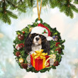 Cavalier King Charles Spaniel Christmas Gift Hanging Ornament, Cavalier King Charles Spaniel Dog Christmas ornament gift for Dog lover
