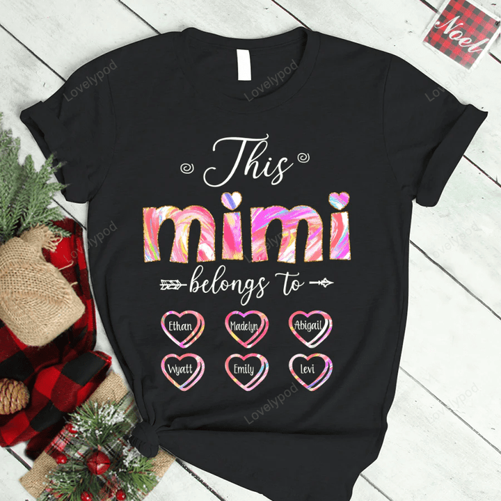 This Mimi Belongs to heart trend 2023 T-Shirt