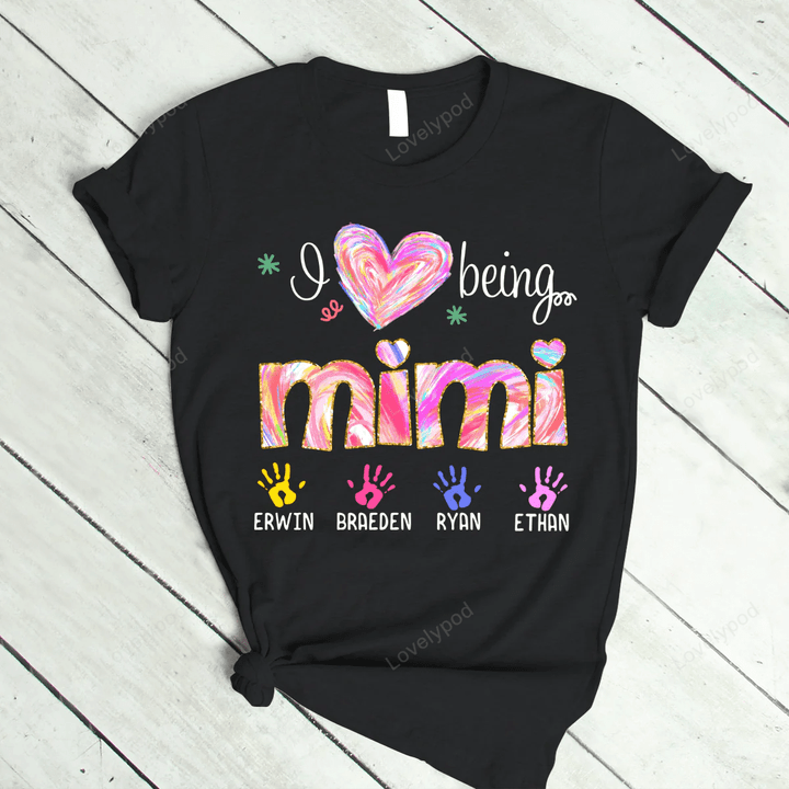 I love being mimi color art T-Shirt
