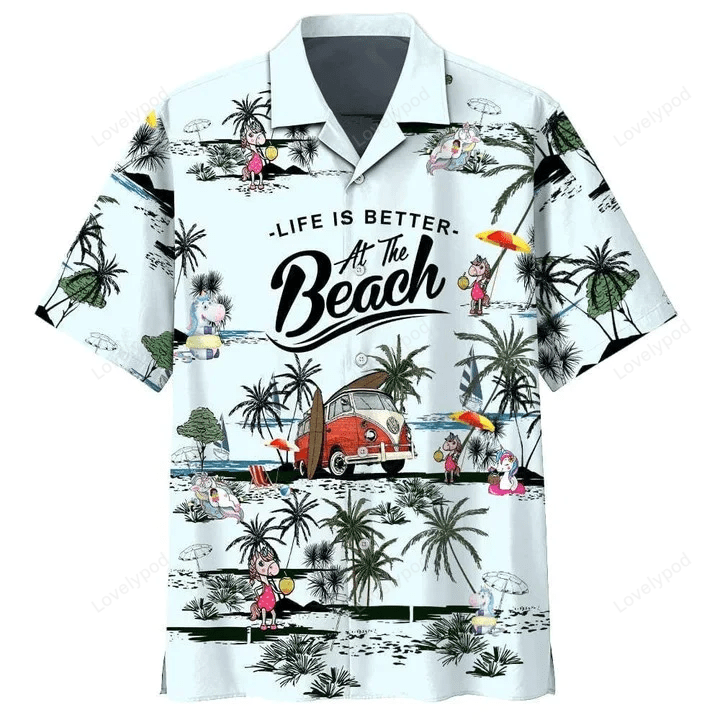 Life Is Better At The Beach Summer Holiday Hawaiian Shirt