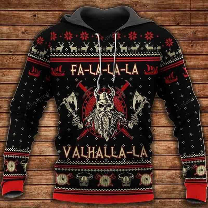 Viking valhalla black and red