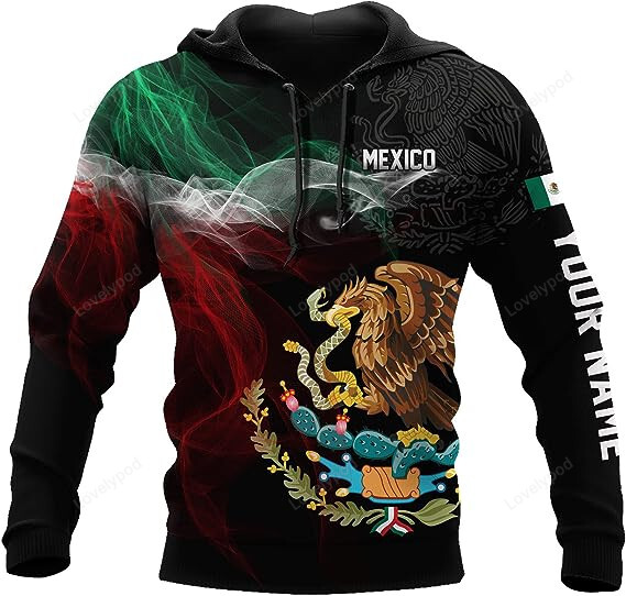 Personalized Eagle Mexico Us106 3D All Over Printed Unisex Classic T-Shirts, Sweatshirt, Hoodie