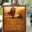 To My Son If They Whisper To You You Can'T Withstand The Storm Whisper Back 3D Custom Fleece Photo Blanket Fan Gift For Son Kids