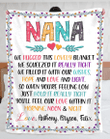 Personalized Blanket for Nana, Gifts for Nana, Nana Gift, Nana Blanket, Custom Blanket for Nana, Nana Blanket Personalized
