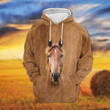 Horse 3D All Over Printed Hoodie, Horse 3D shirt for men and women, Horse lover gift