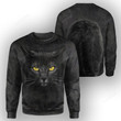 Black Cat 3D All Over Printed Shirt, Black Cat Hoodie, zip hoodie, black cat sweatshirt for men and women