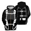 Scuba Diving Costume 3D All Over Printed Shirt, Scuba Diving 3D hoodie