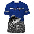 Walleye fishing Customize name All over print shirts Personalized Fishing gift for men and women
