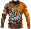 Fisherman Fishing Legend Fishing - 3D Printed Pullover Hoodie, gift for fishing lover