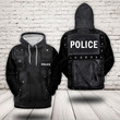 US Police Uniform Hoodie 3D, Gift for police