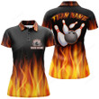 Bowling Polo Shirt for Women, Custom Bowling Team Shirt Bowlers Jersey