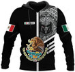 Personalized Name Mexican Hoodie 3D, Customized Mexican Hoodies for Men, Unisex Mexico Hoodie, Mexico Hoodies for Men