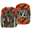 Deer Hunting big game camo Grim Reaper Custom Name 3D All over print shirts