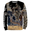 Deer hunting Camo Custom name All over print shirts - personalized hunting gift for men, women