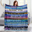 To My Mom Blanket, Mom blanket from Daughter, Birthday Gifts for Mom for Christmas Throw Blanket