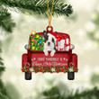 Boston Terrier 2 Have Yourself A Furry Little Christmas Ornament, Dog Christmas ornament