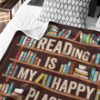 Book Lovers Gifts Blanket - Librarian Gifts Throw Blanket 60"x50" - Book Club Gifts for Reading Lover Bookish