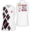 Custom Par Then Bar Women Golf Polo shirt, Golf sleeveless Polo shirt for women