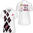 Custom Par Then Bar Women Golf Polo shirt, Golf sleeveless Polo shirt for women