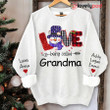 Personalized Mimi snowman sweatshirt, nana sweatshirt, Christmas shirt, Christmas Gift for Mom, Mimi, Nana