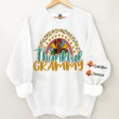 Personalized thankful Grammy sweatshirt, Grandma shirt, Thanksgiving sweatshirt, Thanksgiving Gift for Mom, Grandma