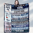 To My Son From Mom Blanket, A Loving Gift From Mom to Her Son