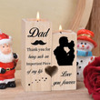 Dad Gifts Candle Holders, Gifts for Dad from Daughter Son, Best Dad Ever Gifts, Fathers Day Christmas Birthday Gifts for Dad