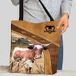 Personalized Name Piney woods On Farm tote bag, Piney woods bag, Cow Tote bag, Gift for Farmer cow lover